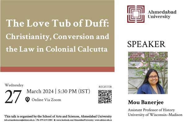 The Love Tub of Duff: Christianity, Conversion and the Law in Colonial Calcutta