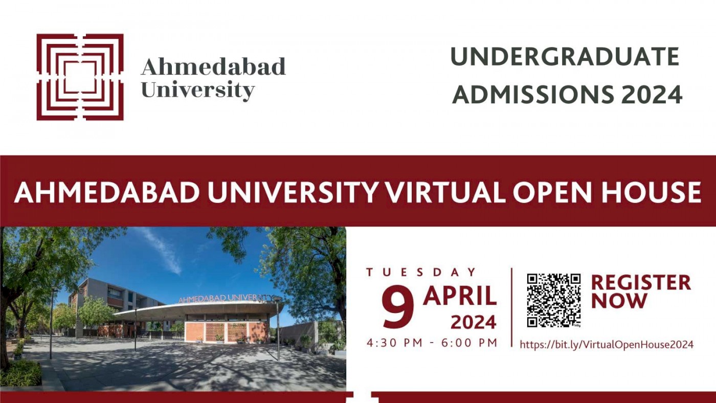 Ahmedabad University Virtual Open House