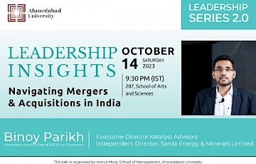 LEADERSHIP INSIGHTS: Navigating Mergers & Acquisitions in India