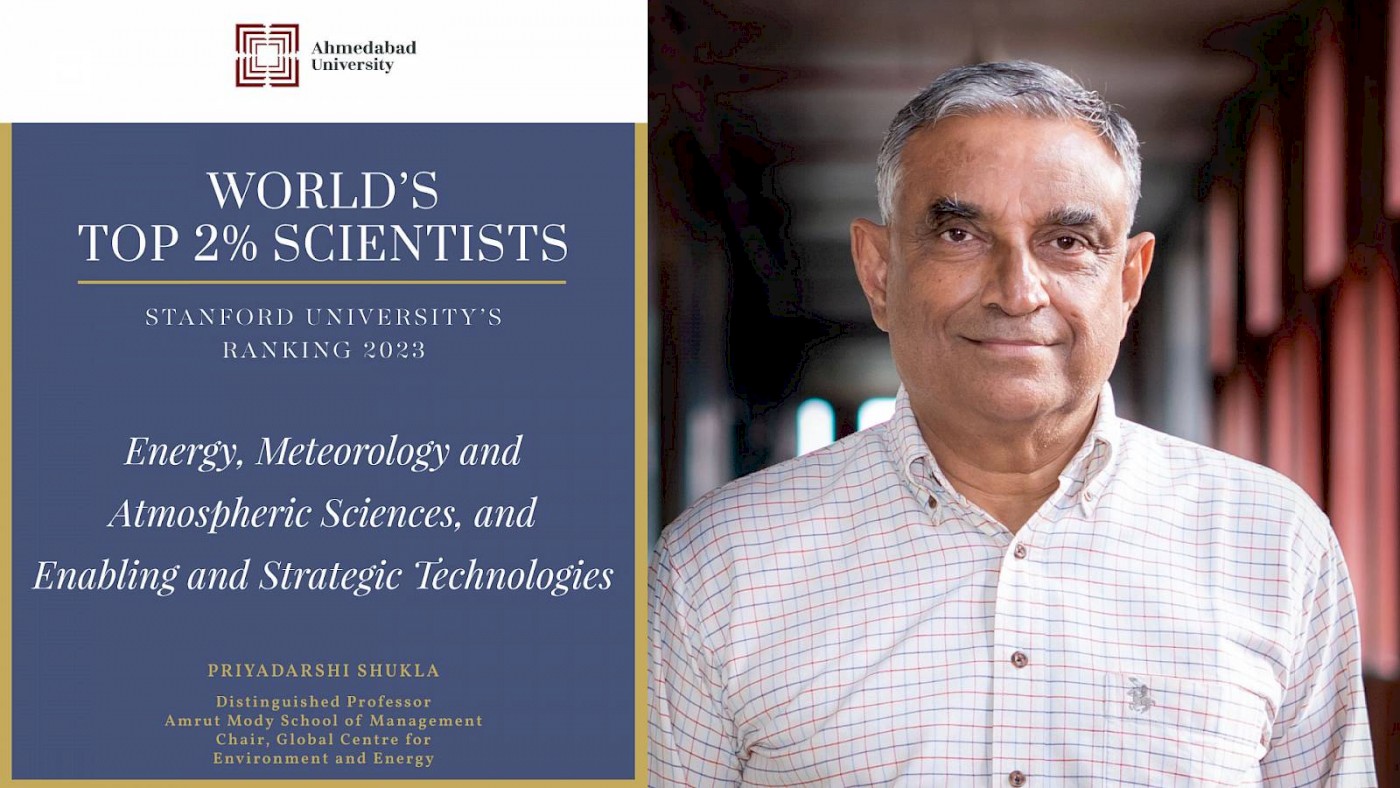 Priyadarshi Shukla World's Top 2% Scientists by Stanford University