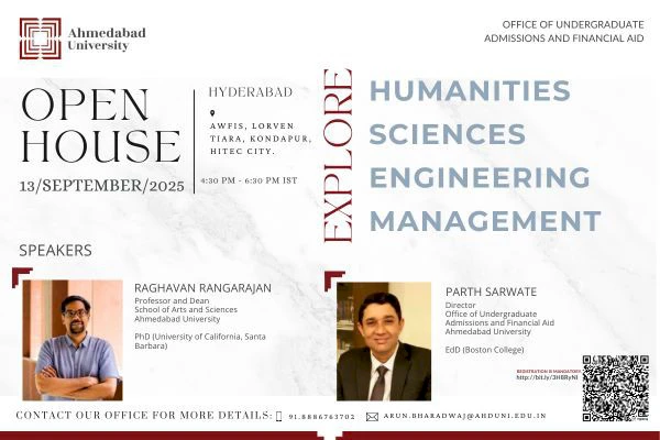 Undergraduate Admissions Open House: Hyderabad