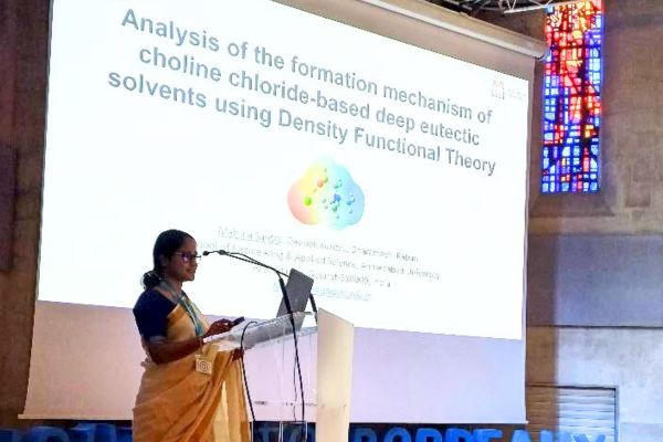 Ahmedabad Doctoral Student Mahula Santra at European Molecular Liquids Group (EMLG) and the Japanese Molecular Liquids Group (JMLG) 2023