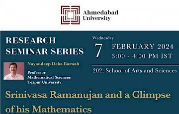 Srinivasa Ramanujan and a Glimpse of his Mathematics