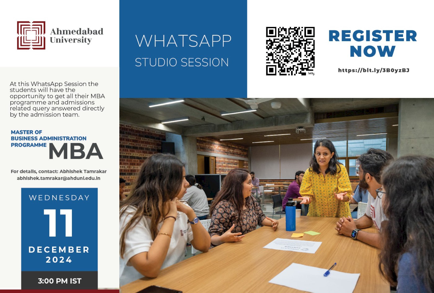 Whatsapp Studio Session: Master of Business Administration