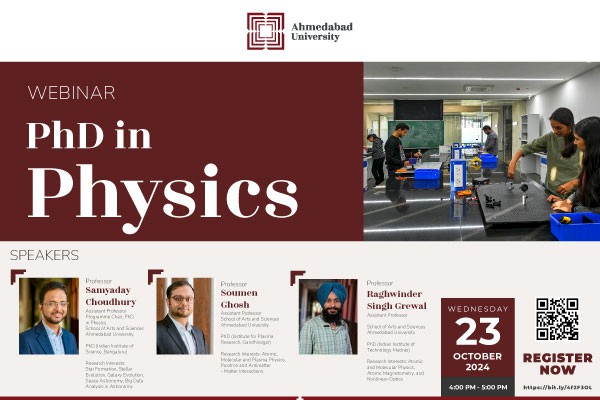 Webinar: PhD in Physics