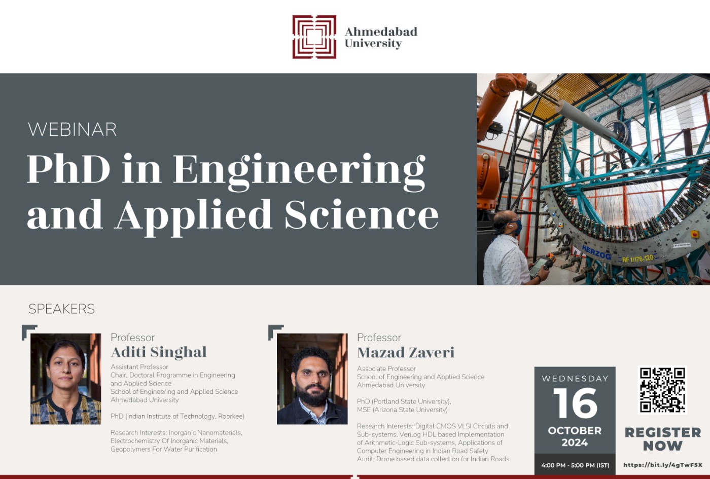 Webinar: PhD in Engineering and Applied Sciences