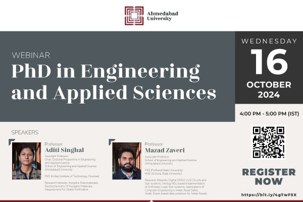 Webinar: PhD in Engineering and Applied Sciences