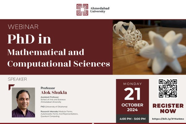 Webinar: PhD in Mathematical and Computational Sciences