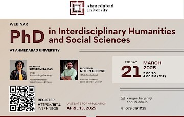 Webinar: PhD in Interdisciplinary Humanities and Social Sciences