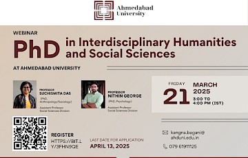 Webinar: PhD in Interdisciplinary Humanities and Social Sciences