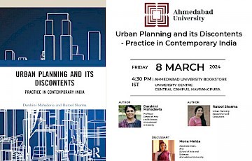Book Talk: Urban Planning and its Discontents- Practice in Contemporary India