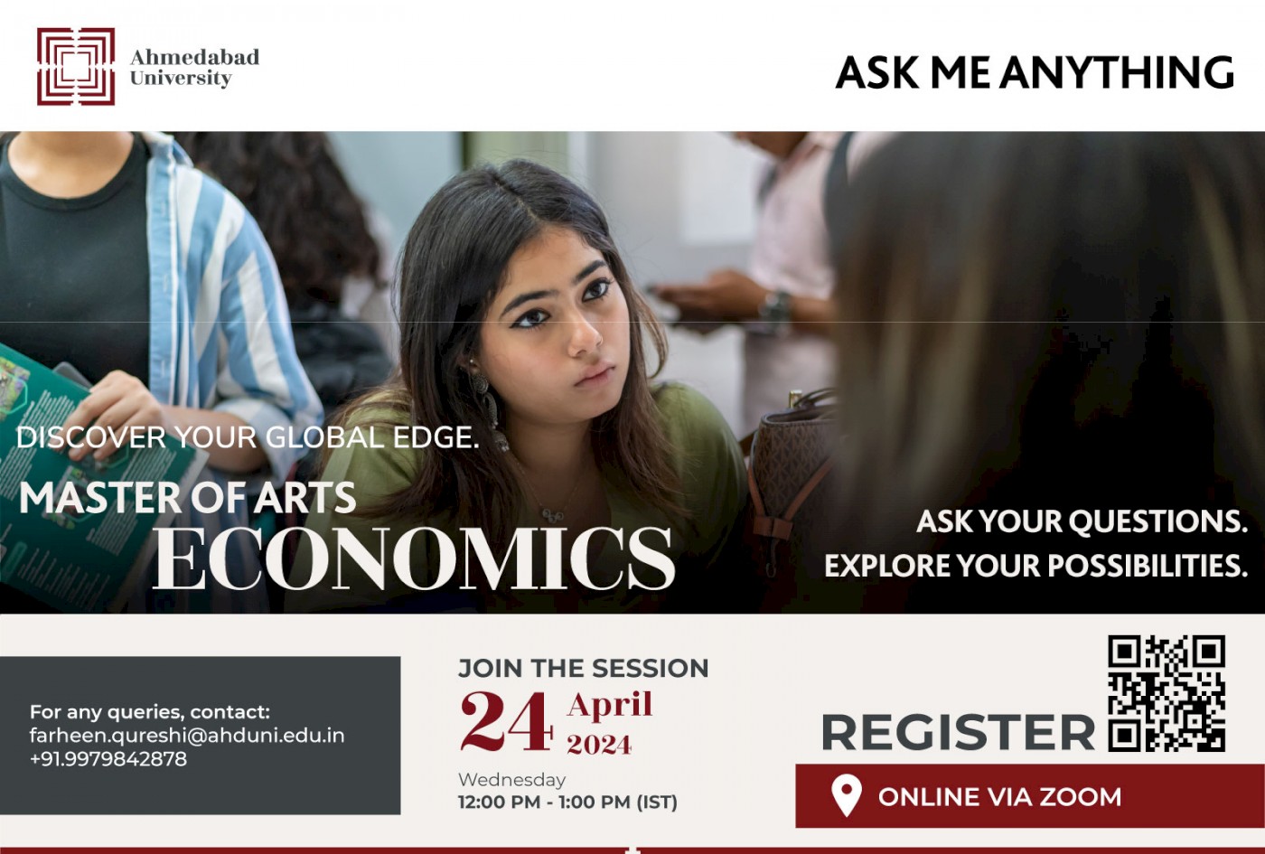 Ask me Anything: Master of Arts in Economics