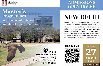 Master's Programmes at Ahmedabad University and their Career Prospects