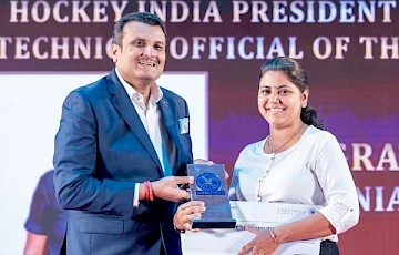 Sonia Bathla Honoured with Hockey India's Tech Official of the Year