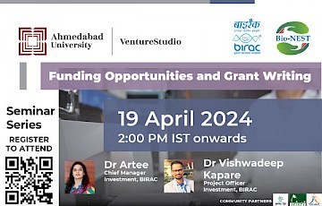 BIRAC Workshop: Funding Opportunities and Grant-Writing