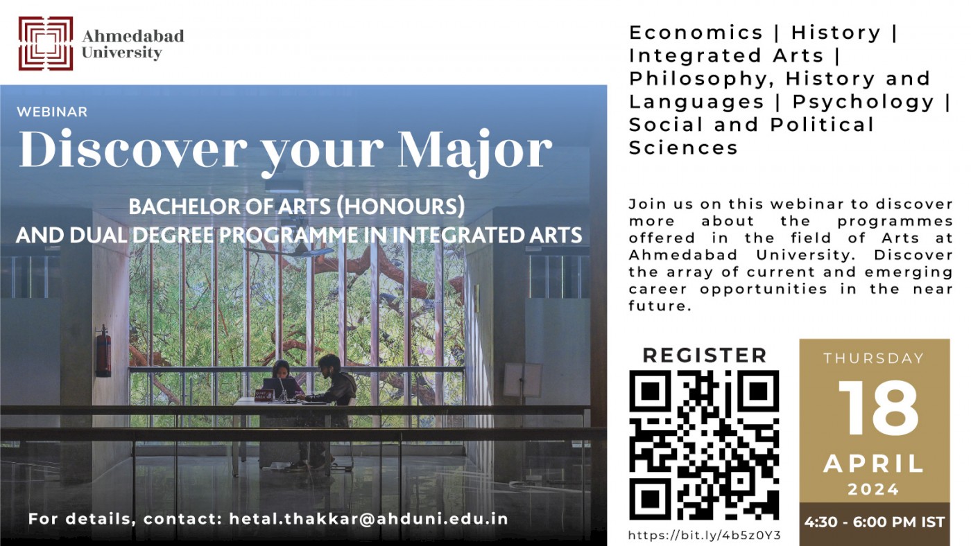 Discover your Major: BA (Honours) and Dual Degree Programme in Integrated Arts