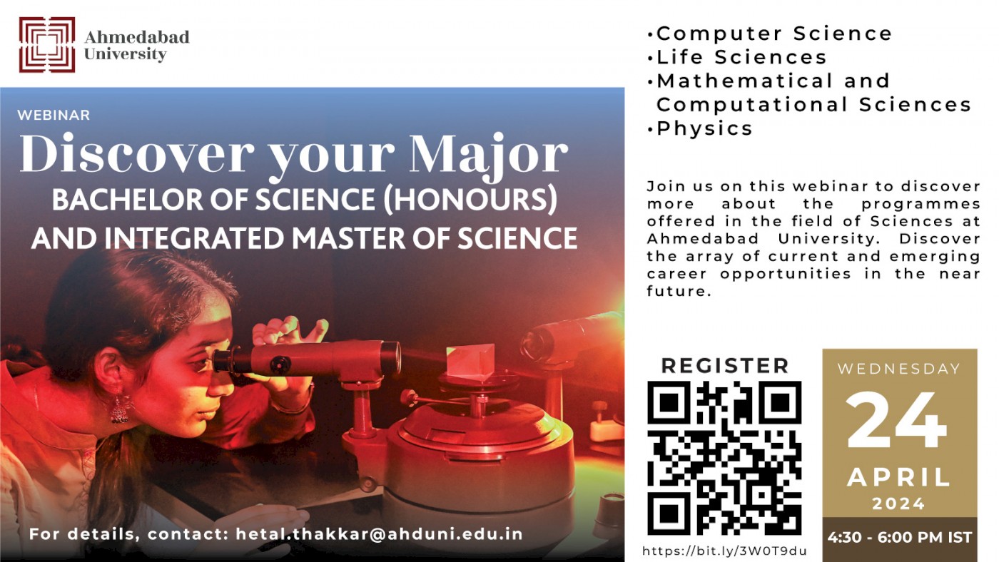 Discover your Major: Bachelor of Science (Honours) and Integrated Master of Science