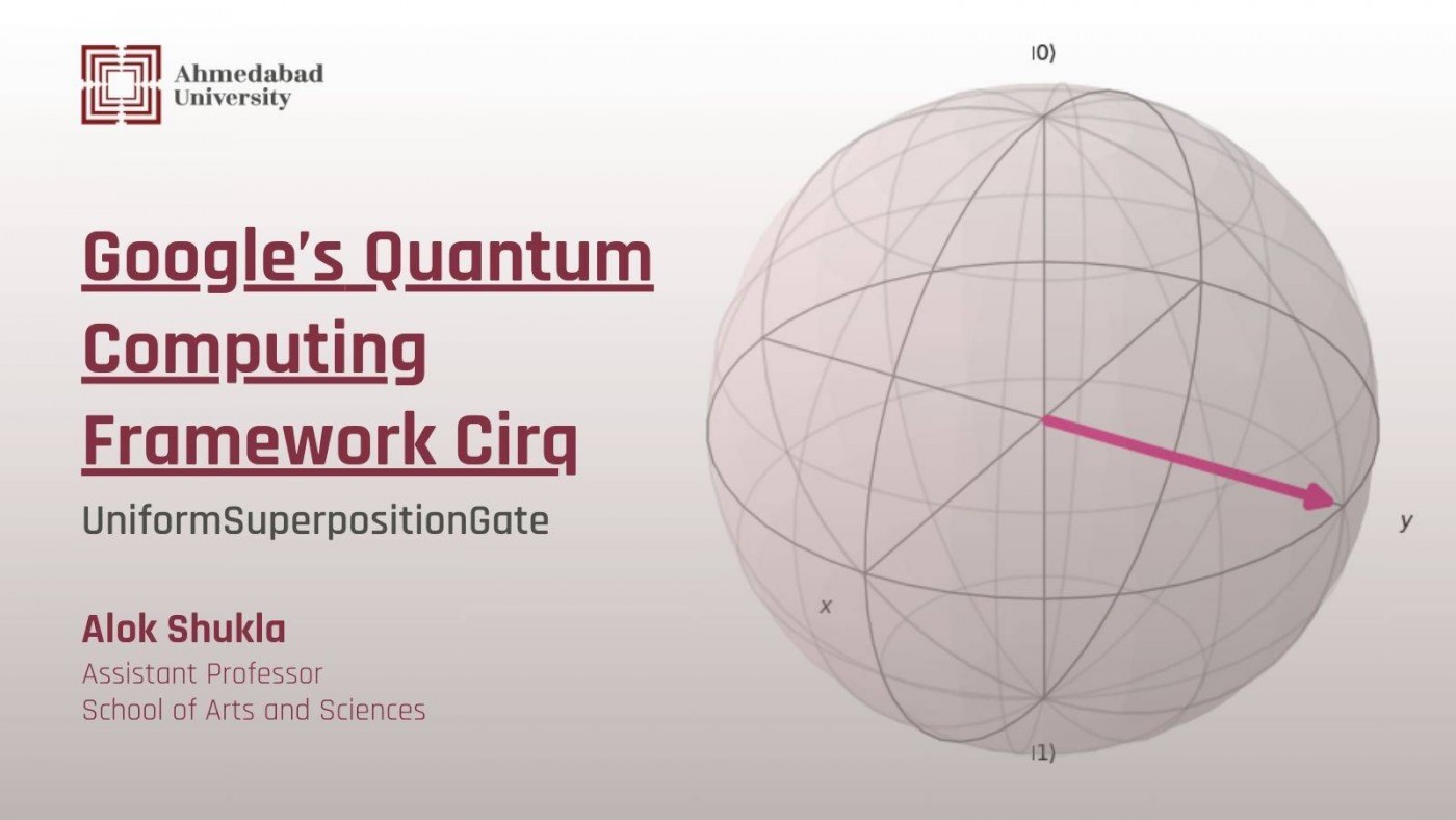 Alok Shukla’s Work Included in Google's Quantum Computing Framework Cirq