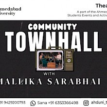 Community Townhall with Mallika Sarabhai