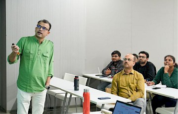 Narendra Ojha, Speaker at Ahmedabad University