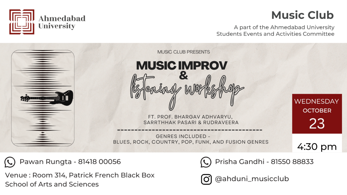 Music Improv and Listening Workshop