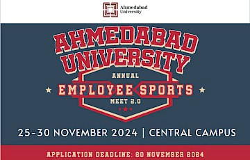 Ahmedabad University Employee Annual Sports Meet 2.0