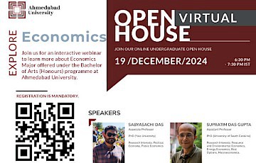 Virtual Open House: BA (Honours) in Economics