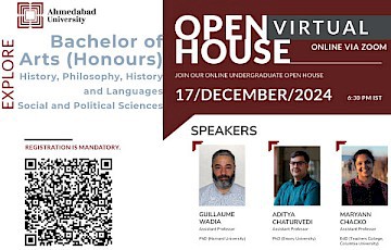 Virtual Open House: History | Philosophy, History and Languages | Social and Political Sciences