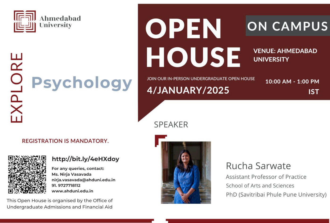 Virtual Open House: BA (Honours) in Psychology