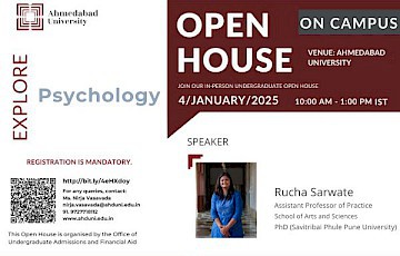 Virtual Open House: BA (Honours) in Psychology