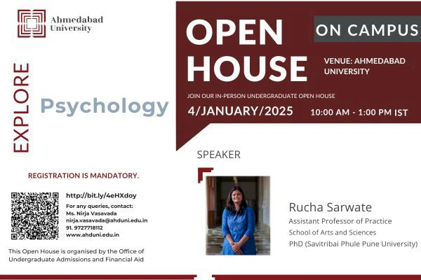 Virtual Open House: BA (Honours) in Psychology