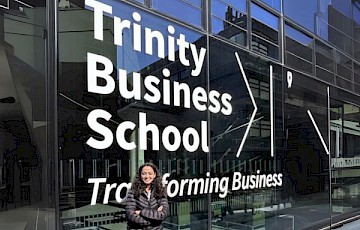 Dhwani Samdani, BBA (Hons), Class of 2024, Joins Trinity College Dublin