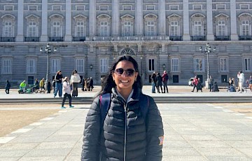 Parisha Patel at University of Valladolid, Spain