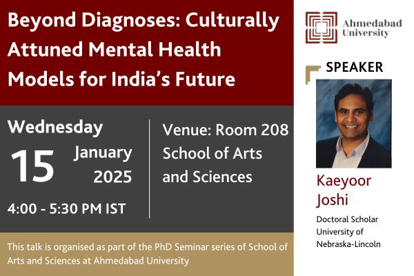 Beyond Diagnoses: Culturally Attuned Mental Health Models for India's Future