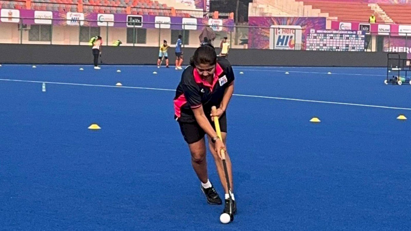 Sonia Bathla Assistant Technical Delegate  at Hero Hockey India League at Ranchi