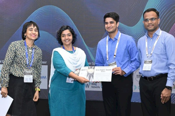 Student-Professor Duo Makes History at COMSNETS 2025 with Best Paper Award Win