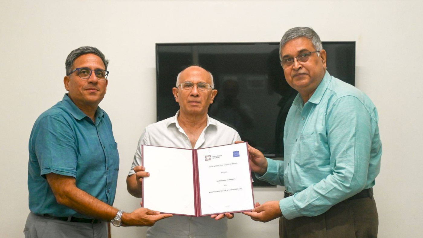 Ahmedabad University to Collaborate with CECA for Promoting Quality Manpower in Composites