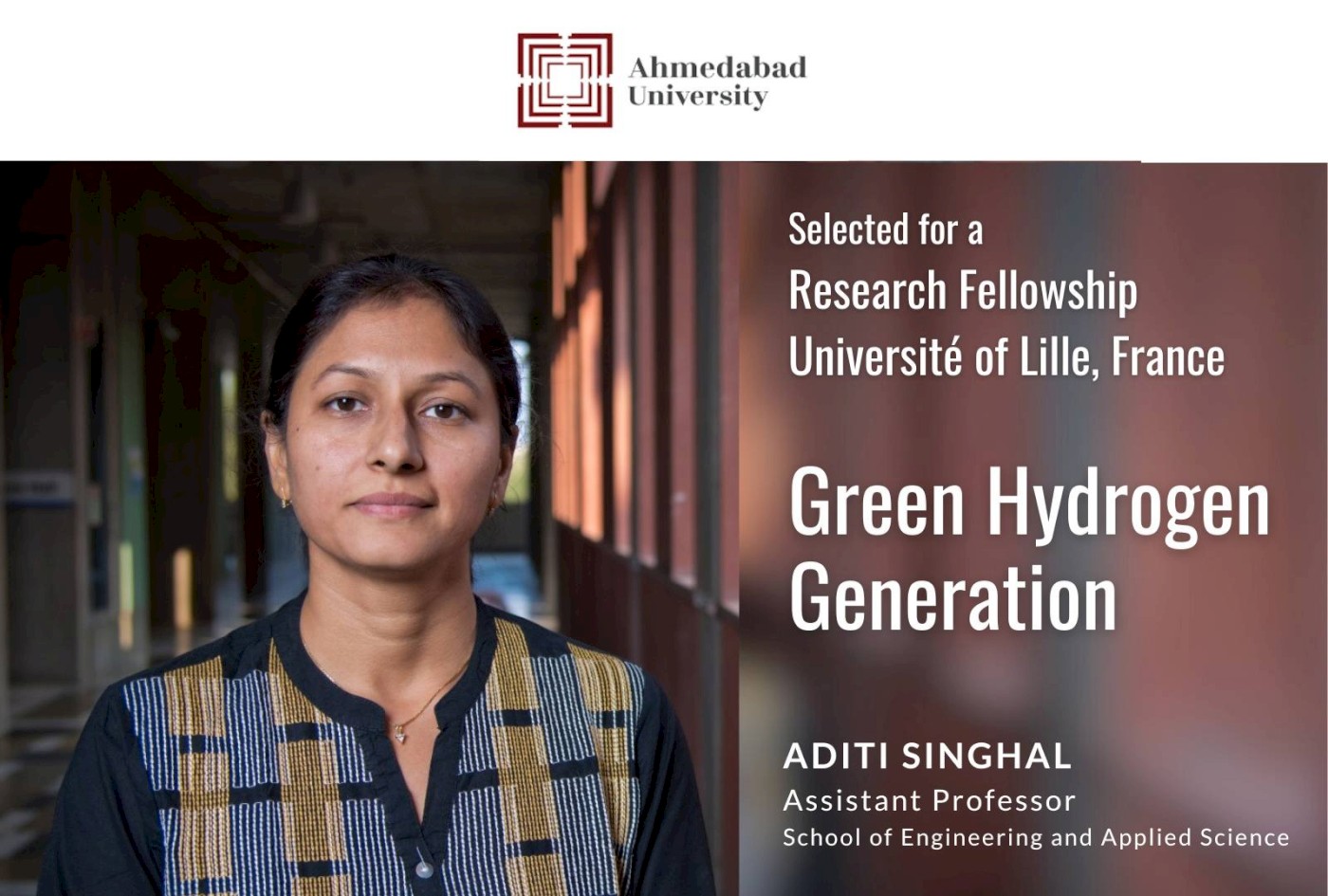 Aditi Singhal Receives IFI-funded Fellowship