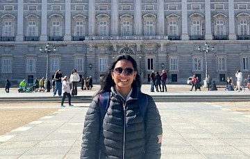 Parisha Patel at University of Valladolid, Spain