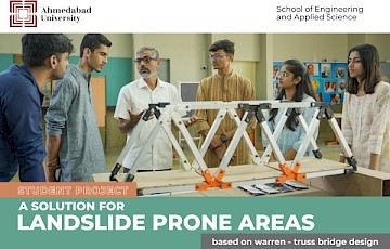 BTech Students Design Bridge for Landslide-prone Remote Areas