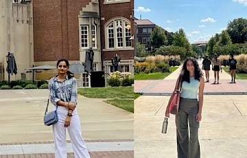 Malomee Patel and Mayuri Modhwadia