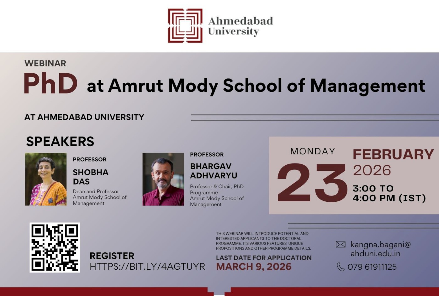 Webinar: PhD in Management