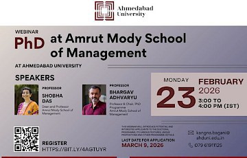Webinar: PhD in Management