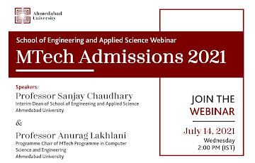 MTech Admissions 2021