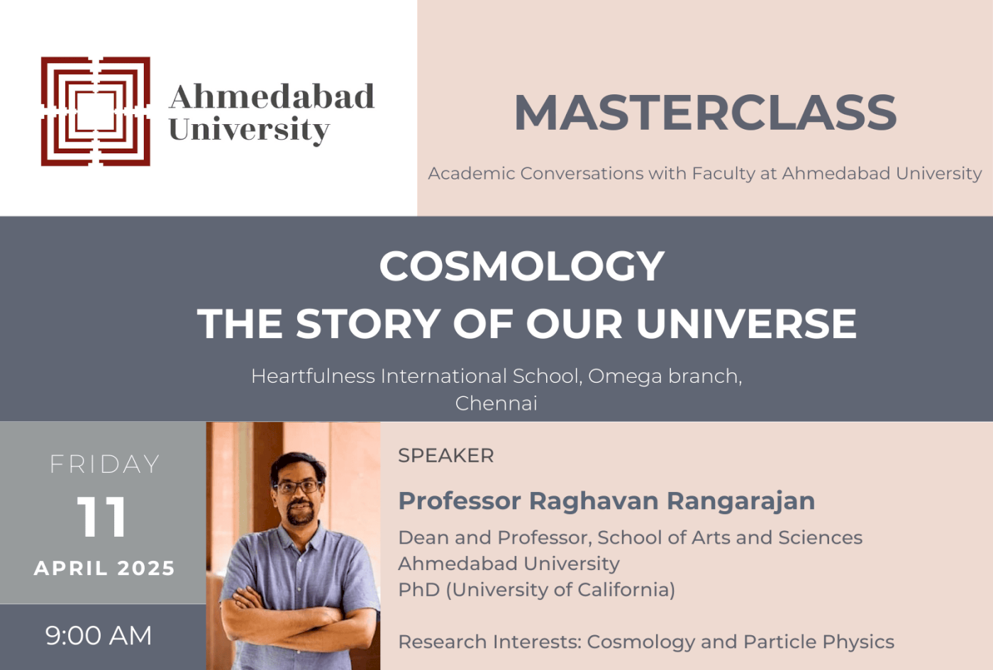 Cosmology- The Story of our Universe