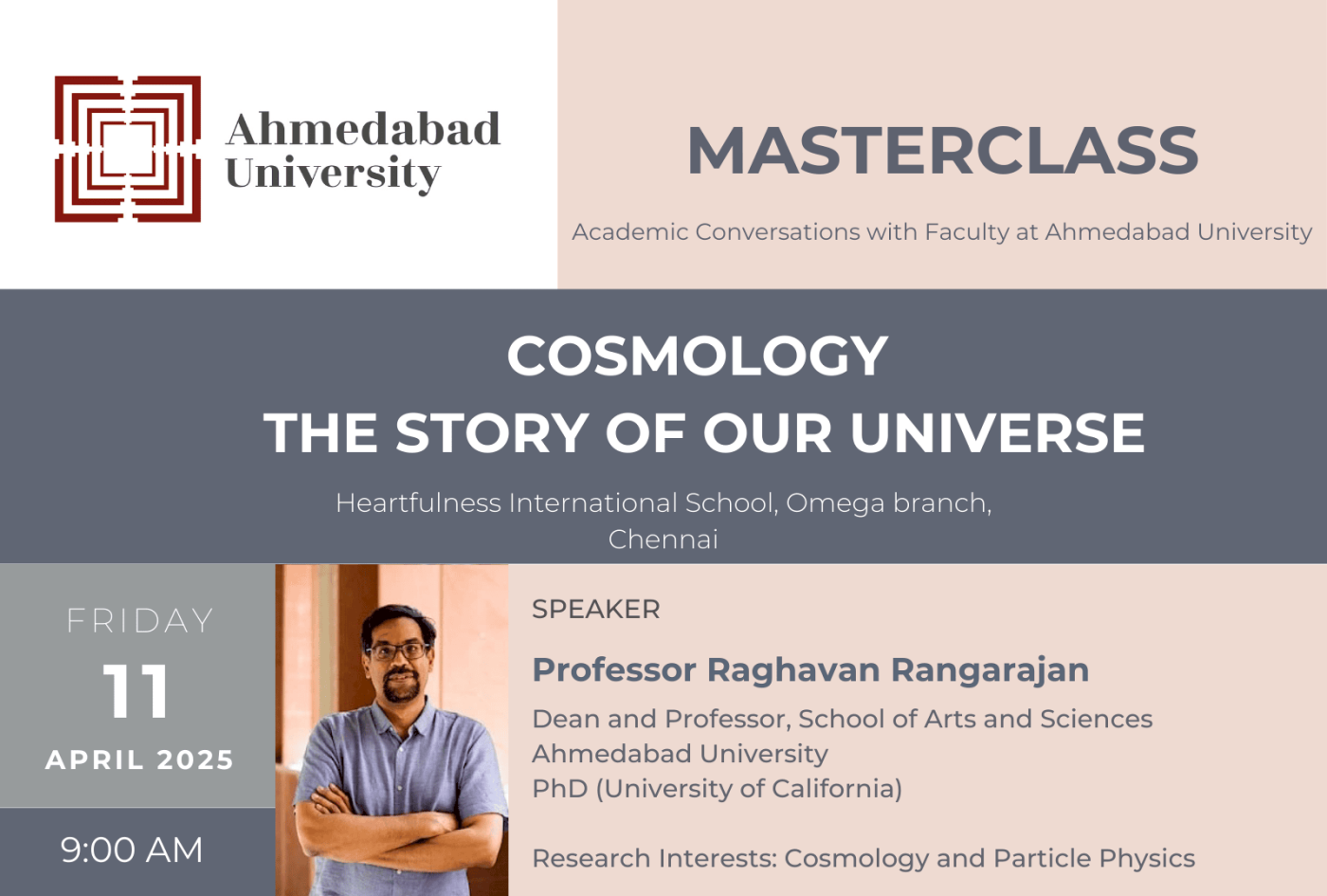 Cosmology- The Story of our Universe