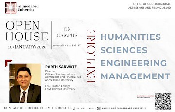 Undergraduate Admissions Open House: Ahmedabad