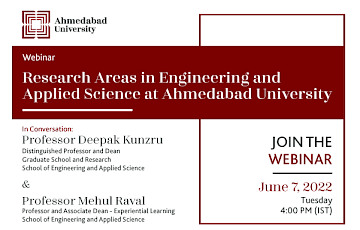 Research Areas in Engineering and Applied Science at Ahmedabad University