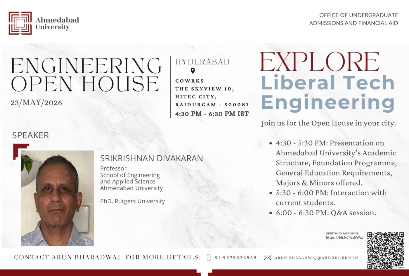 Engineering Admissions Open House and Workshop