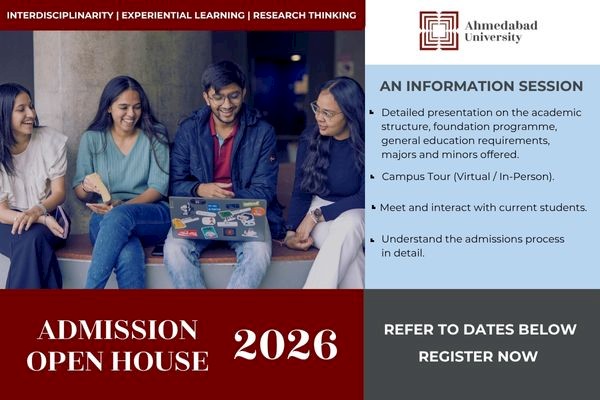 Ahmedabad University Undergraduate Admissions Open House